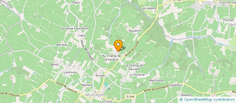 localisation de l'entreprise MADAME VICTORINE ROCHER à MONTAGNE