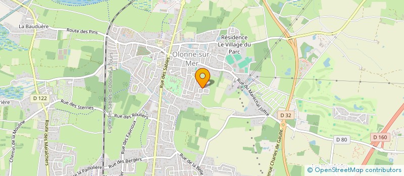 localisation de l'entreprise MADAME VICTORINE SANTOS  LES SABLES D'OLONNE