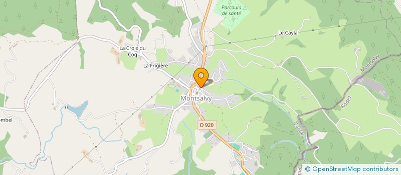 localisation de l'entreprise MADAME VICTORINE TEISSEDRE à MONTSALVY