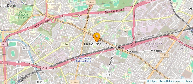 localisation de l'entreprise MADAME VIDA SMILJANIC à LA COURNEUVE