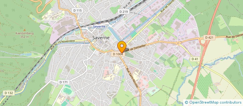 localisation de l'entreprise MADAME VIDA ZARE à SAVERNE