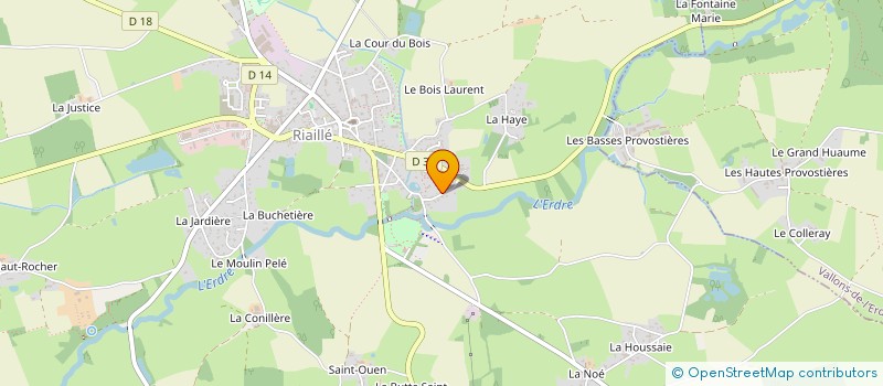 localisation de l'entreprise MADAME VIDALINA LECOMTE  RIAILLE