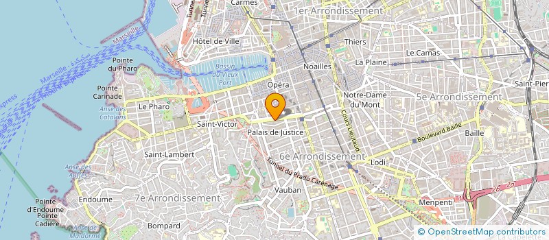 localisation de l'entreprise MADAME VIDYA BURQUIER  MARSEILLE