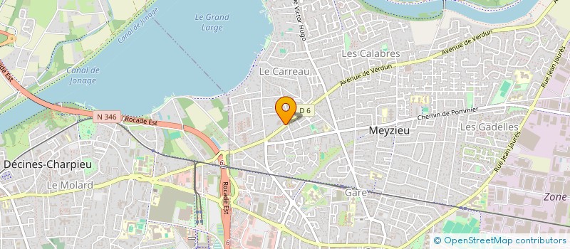 localisation de l'entreprise MADAME VIENGPHONE SINGMANY  MEYZIEU