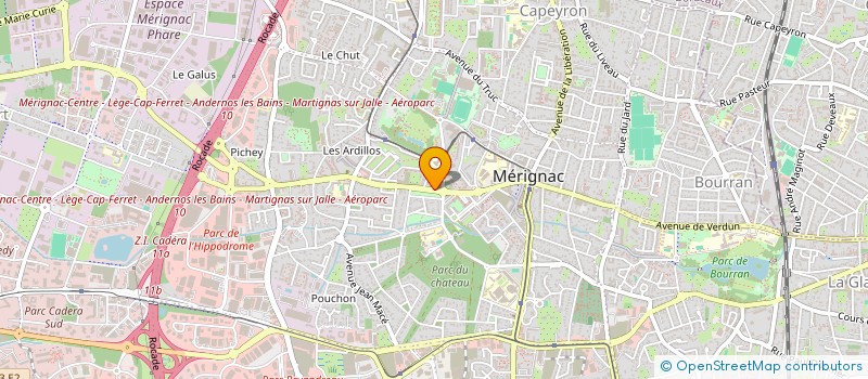 localisation de l'entreprise MADAME VIENGXAY SIHALATH  MERIGNAC