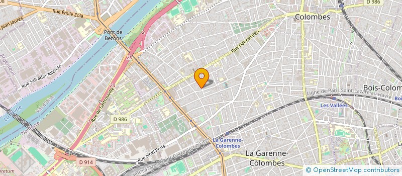 localisation de l'entreprise MADAME VIGILANTE DE MARCO à COLOMBES