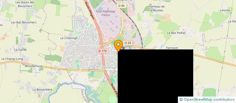 localisation de l'entreprise MADAME VIJI TINOT  VERN-SUR-SEICHE