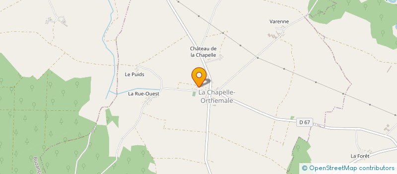localisation de l'entreprise MADAME VIKTORIA ALEKHINA à LA CHAPELLE-ORTHEMALE