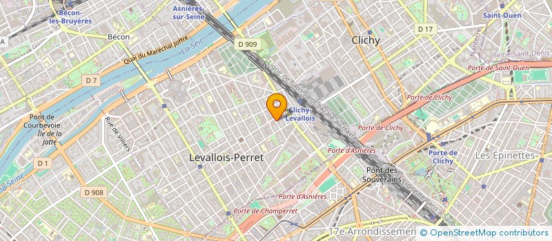 localisation de l'entreprise MADAME VIKTORIA BANHIDI  LEVALLOIS-PERRET