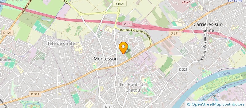 localisation de l'entreprise MADAME VIKTORIA BELOUSSOVA à MONTESSON