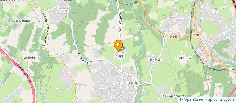 localisation de l'entreprise MADAME VIKTORIA FONTANEL  DOMMARTIN