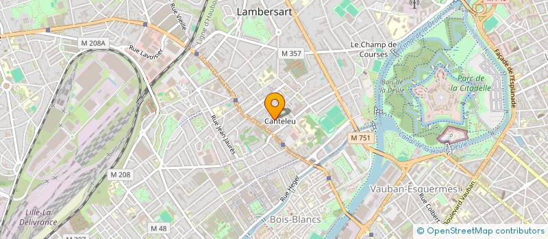localisation de l'entreprise MADAME VIKTORIA HAGE à LAMBERSART