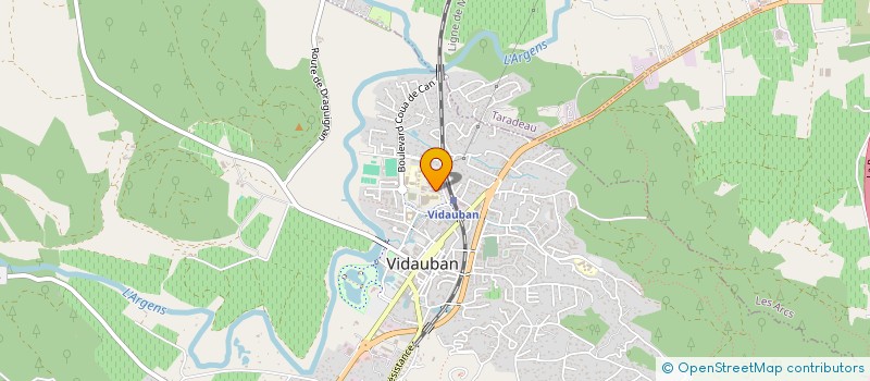 localisation de l'entreprise MADAME VIKTORIA LEITE MATOS DA SILVA  VIDAUBAN