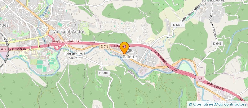 localisation de l'entreprise MADAME VIKTORIA TOTHOVA  LE THOLONET