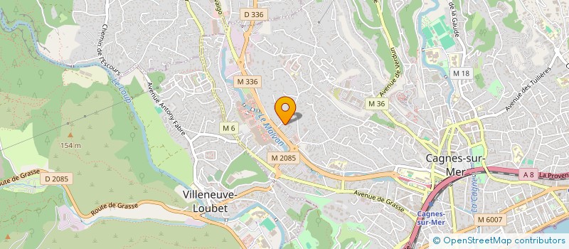 localisation de l'entreprise MADAME VIKTORIA VINCZE à CAGNES-SUR-MER