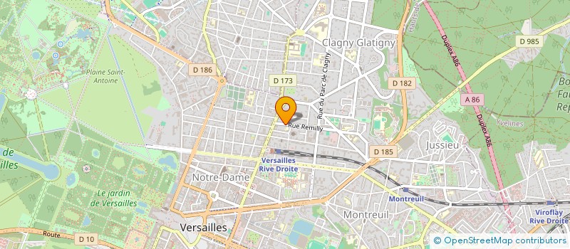 localisation de l'entreprise MADAME VIKTORIIA HUSLIEVA à VERSAILLES