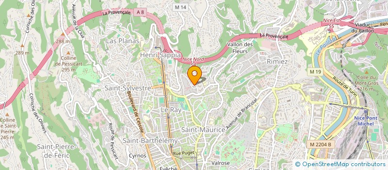 localisation de l'entreprise MADAME VIKTORIIA POLISHCHUK à NICE