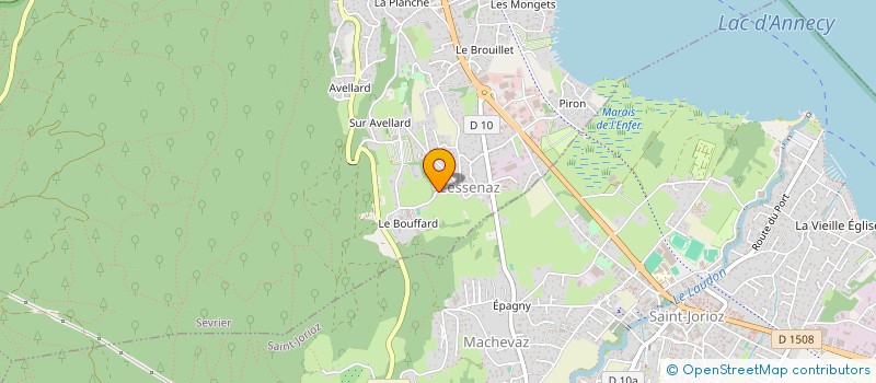 localisation de l'entreprise MADAME VIKTORIIA ROSTOCHYLO  SEVRIER