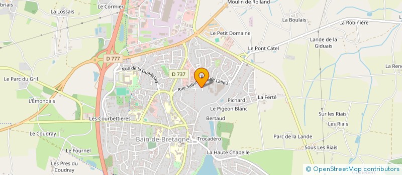 localisation de l'entreprise MADAME VIKTORIIA STRILETS  BAIN-DE-BRETAGNE