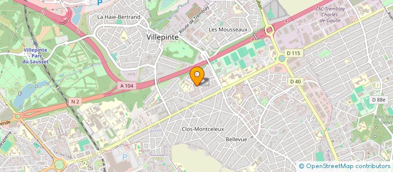 localisation de l'entreprise MADAME VIKTORIIA TER-OHANESIAN à VILLEPINTE