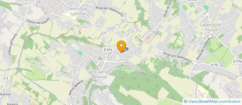 localisation de l'entreprise MADAME VIKTORIJA MELNE  SAINT-GENIES-BELLEVUE