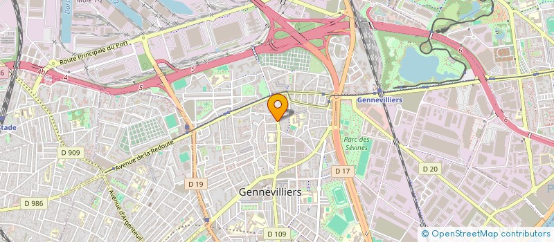 localisation de l'entreprise MADAME VIKTORIYA ATANASOVA  GENNEVILLIERS