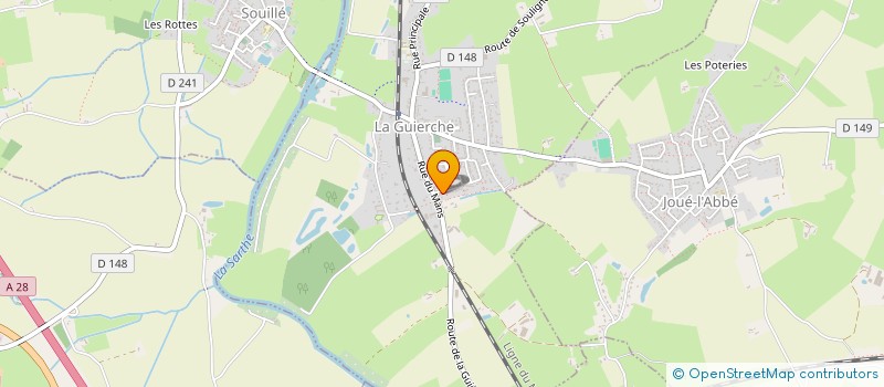 localisation de l'entreprise MADAME VIKTORIYA RYABTSEVA  LA GUIERCHE