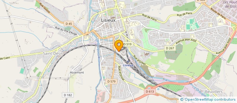 localisation de l'entreprise MADAME VIKTORIYA SHIRKOVA  LISIEUX