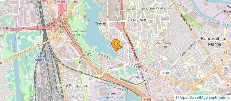 localisation de l'entreprise MADAME VIKTORIYA TOLOPTCHENKO  CRETEIL