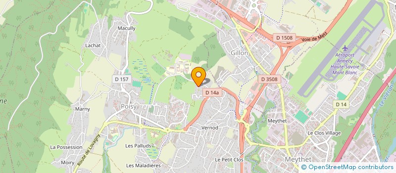 localisation de l'entreprise MADAME VILAYRACK SILSATANAK  POISY