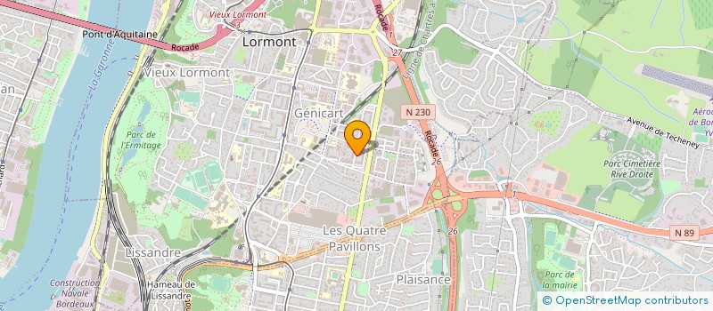 localisation de l'entreprise MADAME VILDAN AHMED  LORMONT