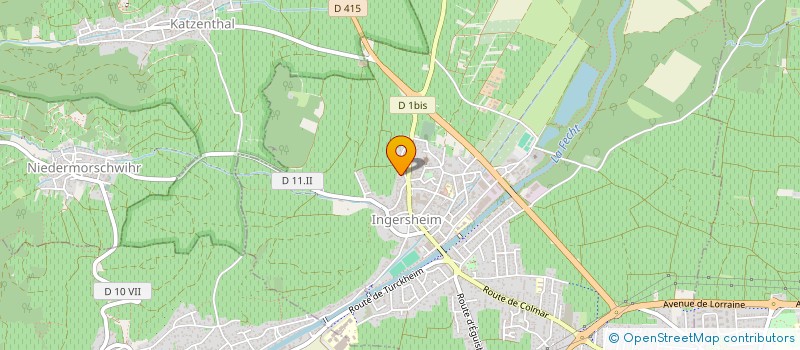 localisation de l'entreprise MADAME VILDAN MERAN  INGERSHEIM