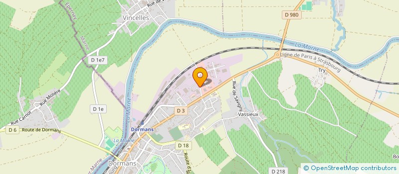 localisation de l'entreprise MADAME VILLETTE ESLINE  VINCELLES