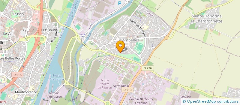 localisation de l'entreprise MADAME VILMA AFIF  COLOMBELLES