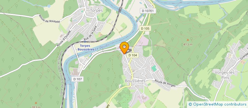 localisation de l'entreprise MADAME VILMA SINA à BOUSSIERES
