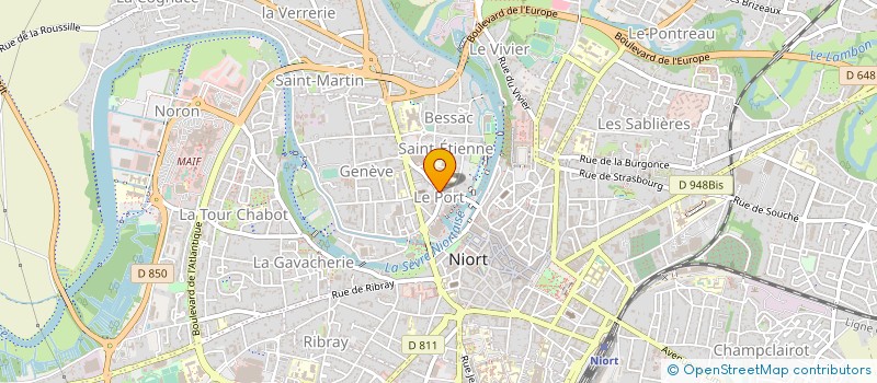 localisation de l'entreprise MADAME VIMONRAT HEMJI à NIORT