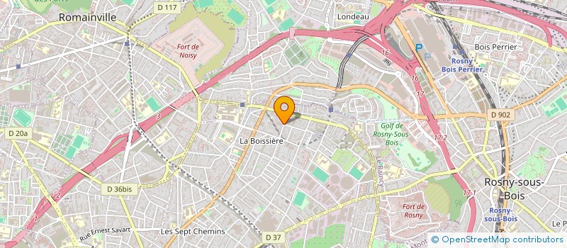 localisation de l'entreprise MADAME VINCENT AUTISSIER à MONTREUIL
