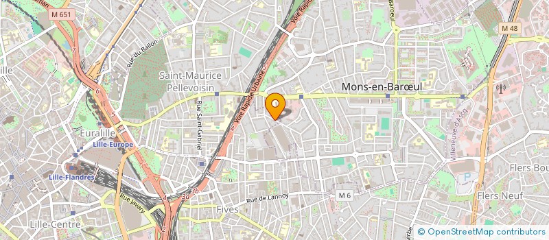 localisation de l'entreprise MADAME VINCENT BLONDEAU  LILLE