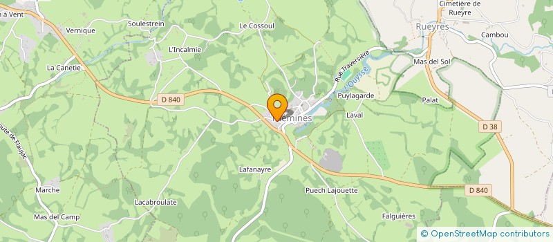 localisation de l'entreprise MADAME VINCENT LOMPECH à AYNAC