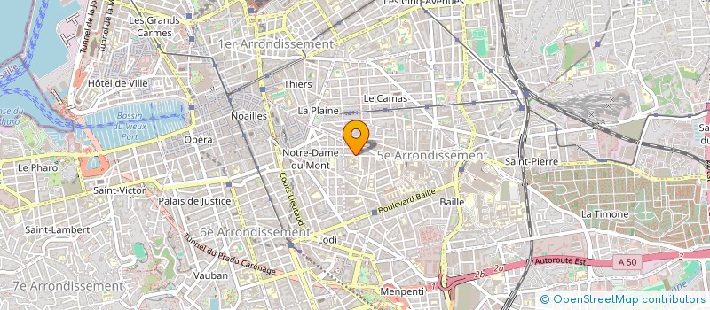 localisation de l'entreprise MADAME VINCENTE CHARBONEL  MARSEILLE