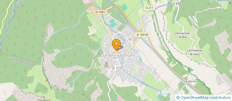 localisation de l'entreprise MADAME VINCENZINA ALAIMO  LE BOURG-D'OISANS