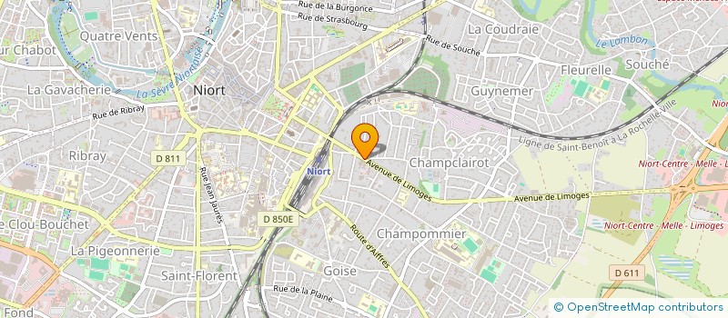localisation de l'entreprise MADAME VINCIANE ALIKER à NIORT