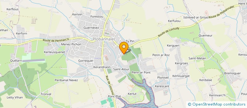 localisation de l'entreprise MADAME VINCIANE ANDRO  PLOBANNALEC-LESCONIL