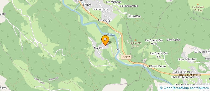 localisation de l'entreprise MADAME VINCIANE CARTANNAZ  MIEUSSY