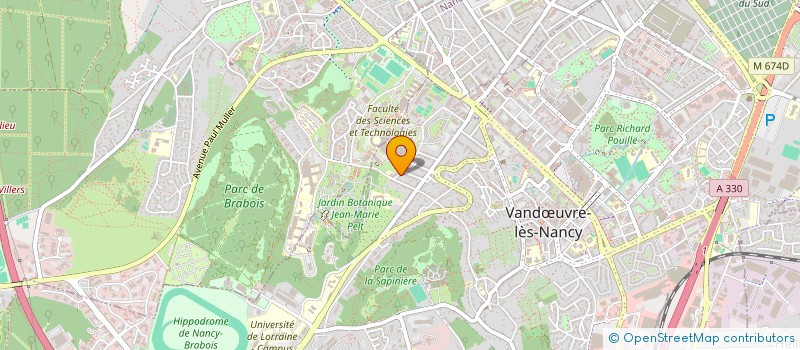 localisation de l'entreprise MADAME VINCIANE CHEVALIER  VANDUVRE-LES-NANCY