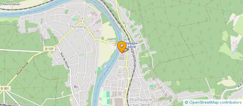 localisation de l'entreprise MADAME VINCIANE CLEMENS à CHAMPAGNE-SUR-SEINE