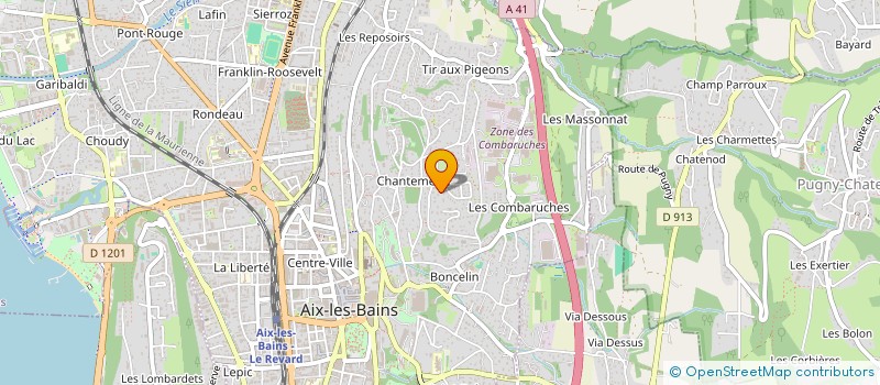 localisation de l'entreprise MADAME VINCIANE DECAMPS  AIX-LES-BAINS