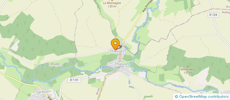 localisation de l'entreprise MADAME VINCIANE DEFFONTAINES  THIEVRES