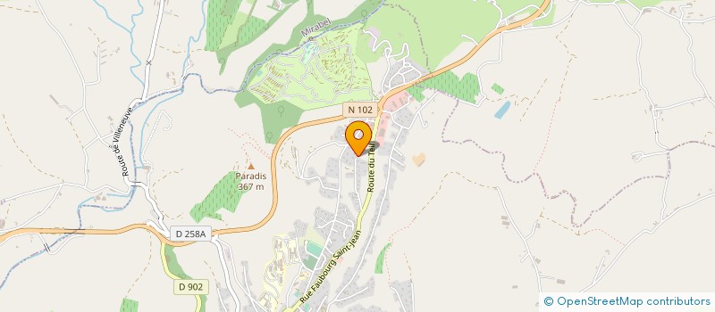 localisation de l'entreprise MADAME VINCIANE DELAUNE  VILLENEUVE-DE-BERG