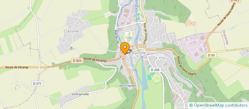 localisation de l'entreprise MADAME VINCIANE DESCHAMPS  CANY-BARVILLE